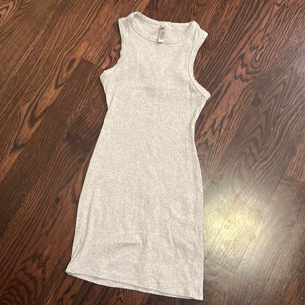 SKIMS Light Gray Sleeveless Dress